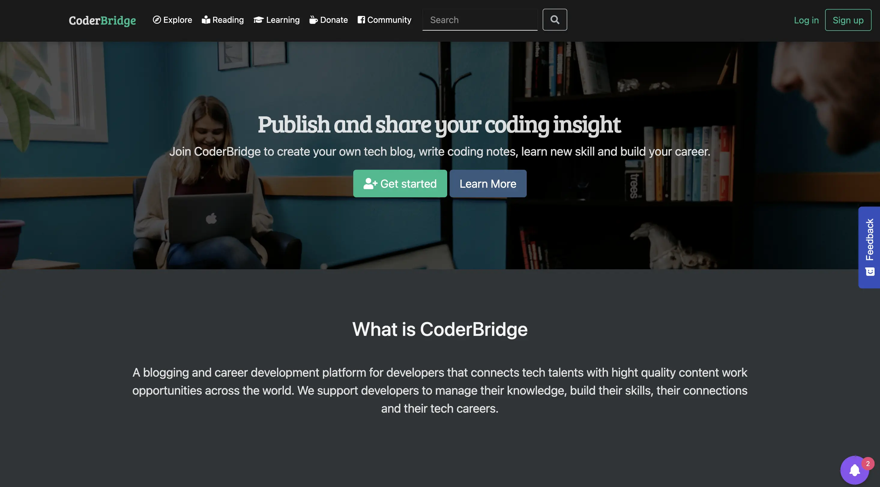 CoderBridge：技術內容分享平台